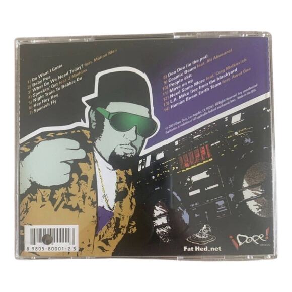 Fat Hed Night Train To Babble On Rap Hip Hop CD Dope Discs 2004 Y2K Near Mint - Picture 5 of 6